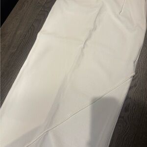Zara White Midi Skirt